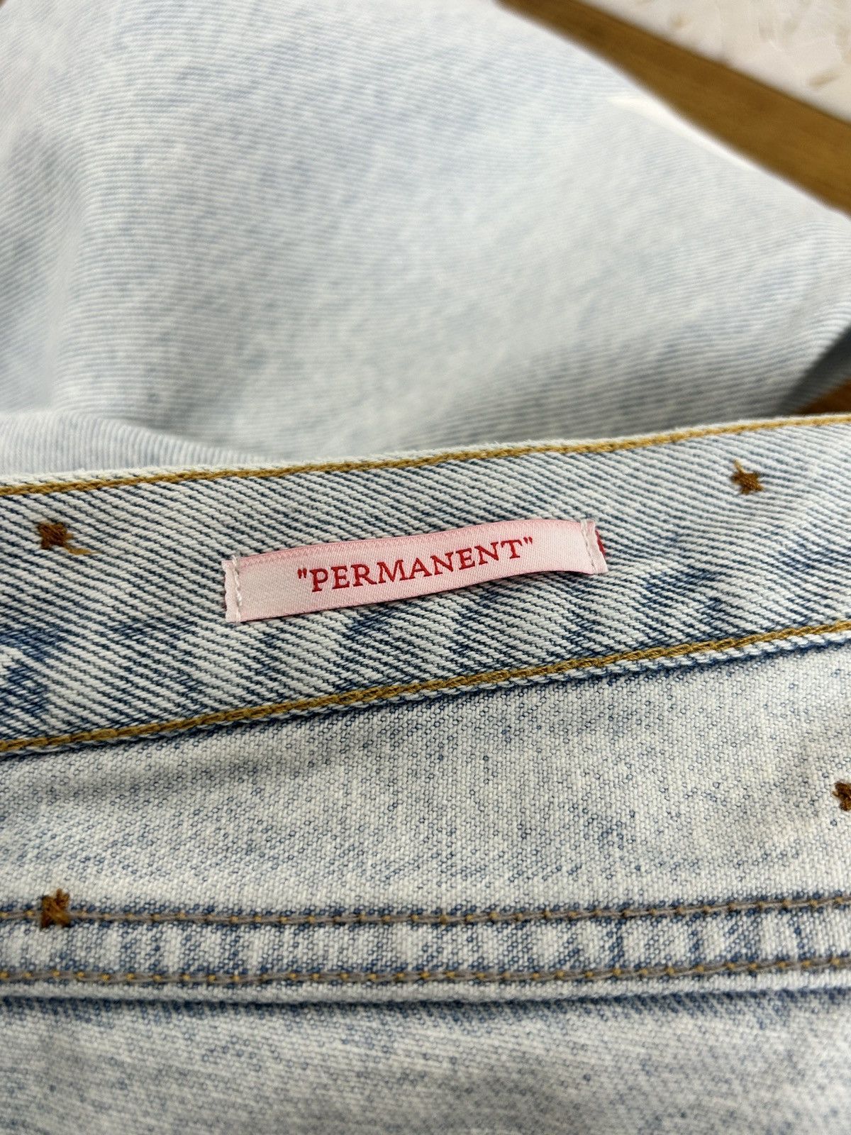 Off-White Off White FW22 Blue Diagonal Tab Print Slim Denim Jeans 29 Size US 29 - 10 Thumbnail
