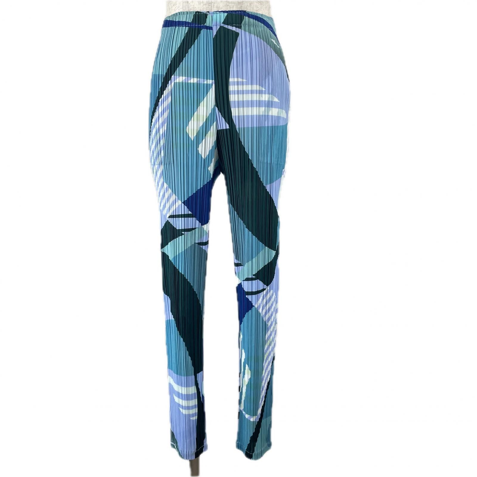 Issey Miyake Issey Miyake PLEATS PLEASE Pleated Polyester Pants Others Pants PP31JF673 DUTY FREE for USA Size ONE SIZE - 1 Thumbnail