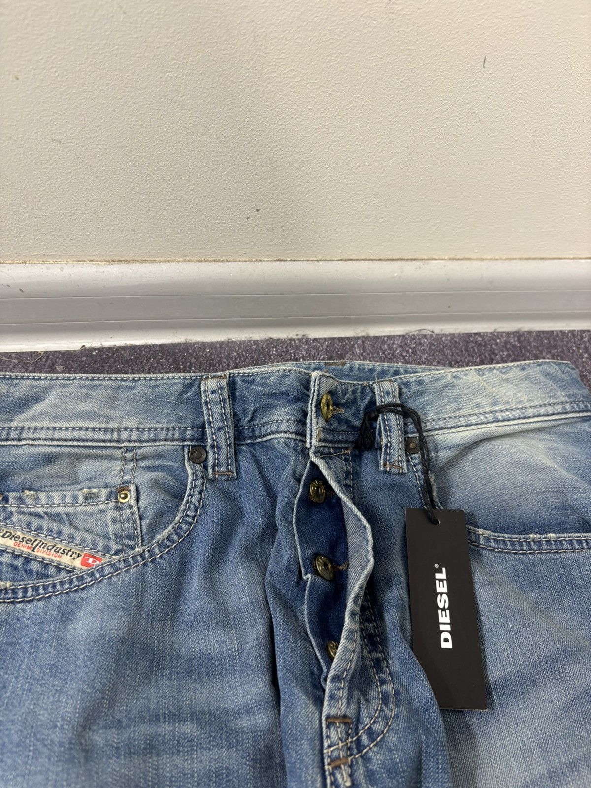 Diesel Diesel Larkee Relaxed NWT Comfort Straight Men’s Denim Jeans Size US 30 / EU 46 - 10 Thumbnail