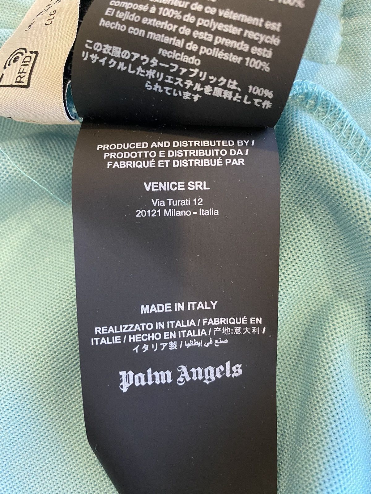 Palm Angels Palm Angels Teal Track Jacket Size US S / EU 44-46 / 1 - 10 Thumbnail