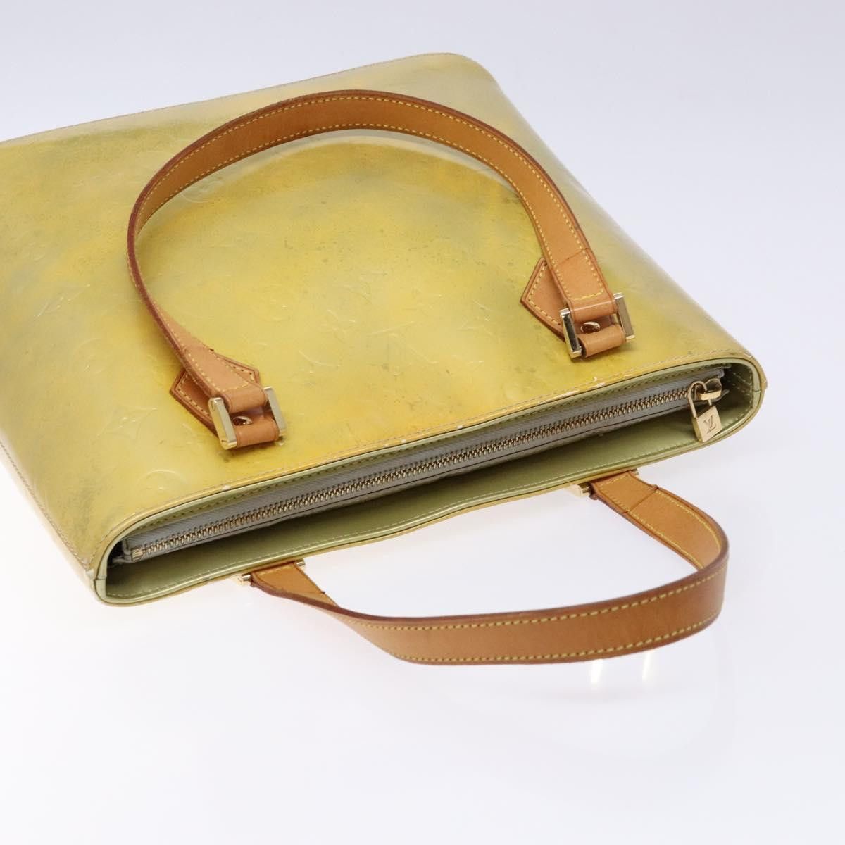 Louis Vuitton LOUIS VUITTON Monogram Vernis Houston Hand Bag Gris M91053 Size ONE SIZE - 7 Thumbnail