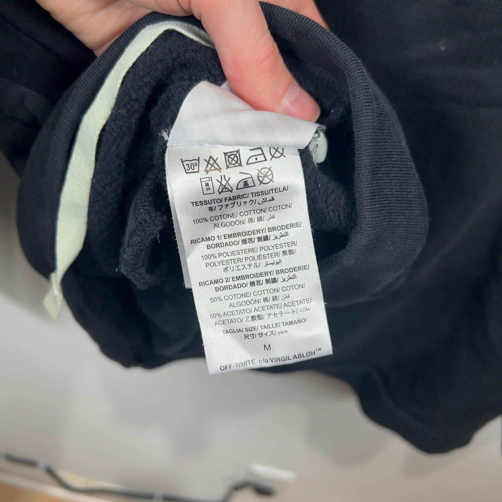 Off-White Off-White 'Mirror' Multi Graphic Zip-Up Hoodie Size US M / EU 48-50 / 2 - 7 Thumbnail