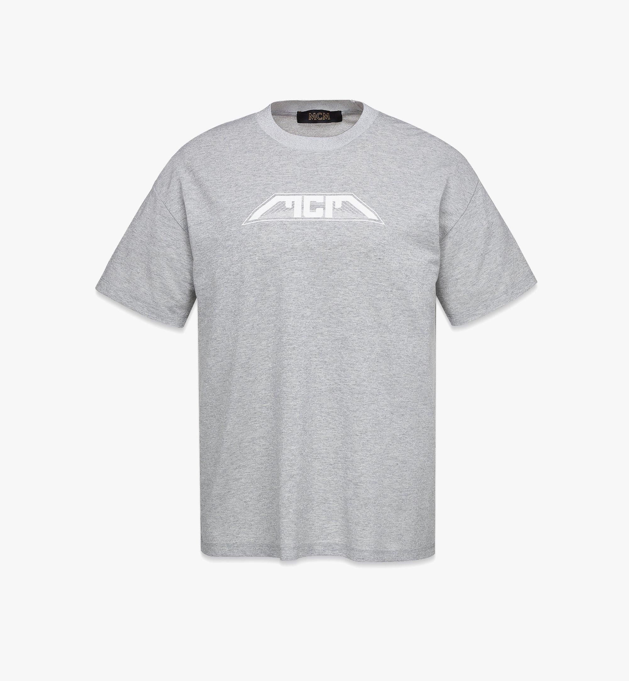 MCM o1mt1gz0625 Meta Cyberpunk Logo T-Shirt in Grey Size S / US 4 / IT 40 - 1 Thumbnail