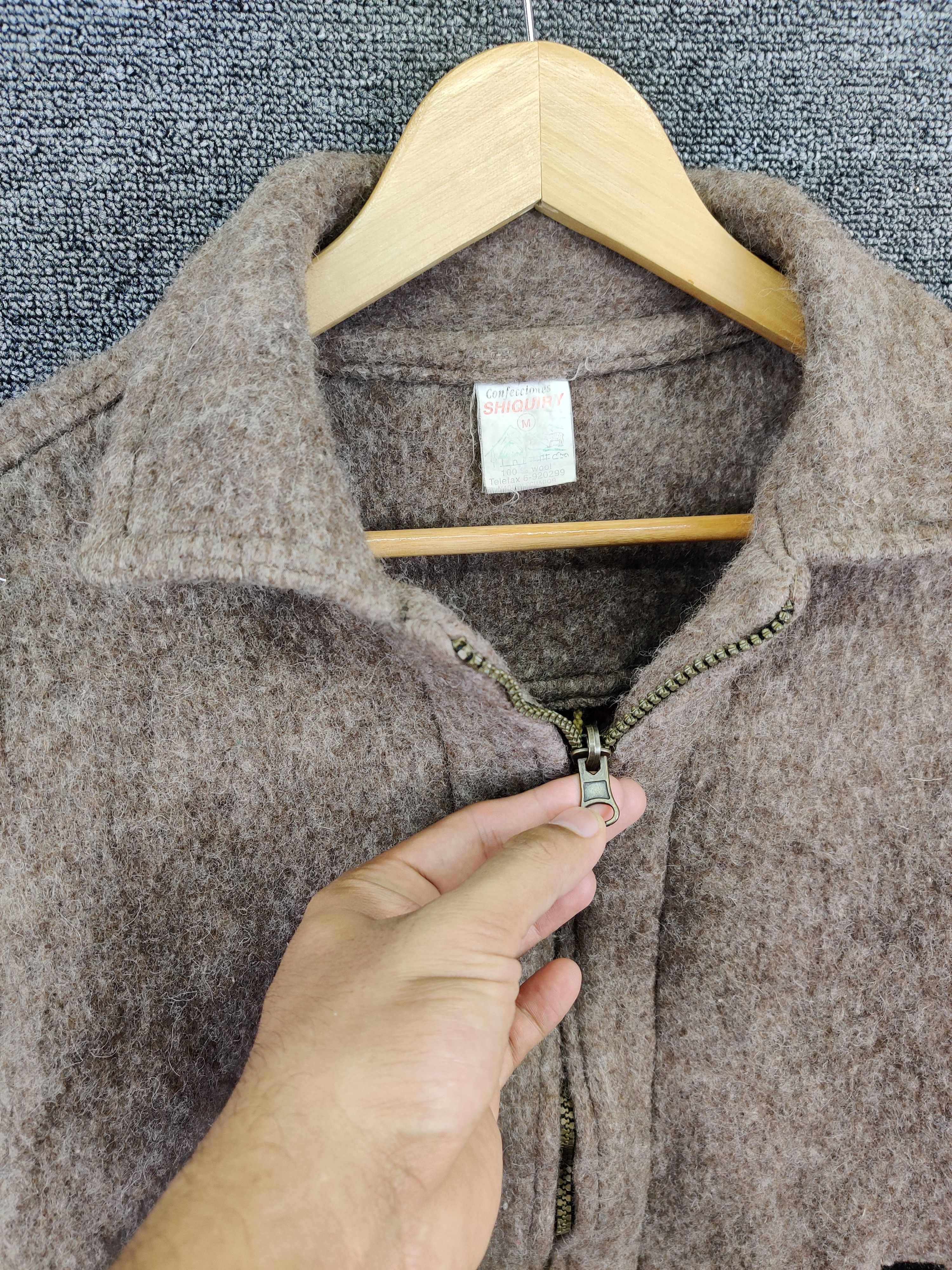 Japanese Brand Vintage Navajo Shiquiry Wool Mohair Zipper Jacket Size US M / EU 48-50 / 2 - 10 Thumbnail