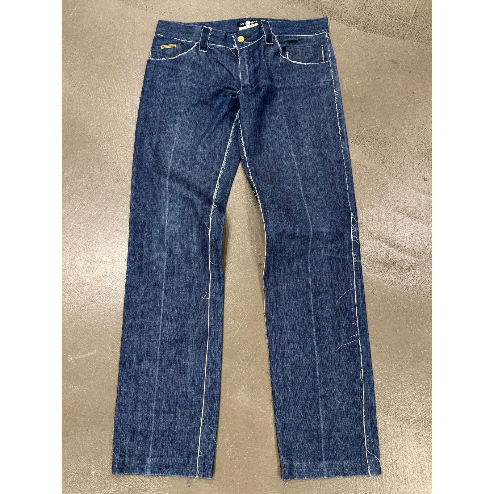 Dolce & Gabbana 2000s Dolce & Gabbana distressed jeans Size US 34 / EU 50 - 1 Thumbnail