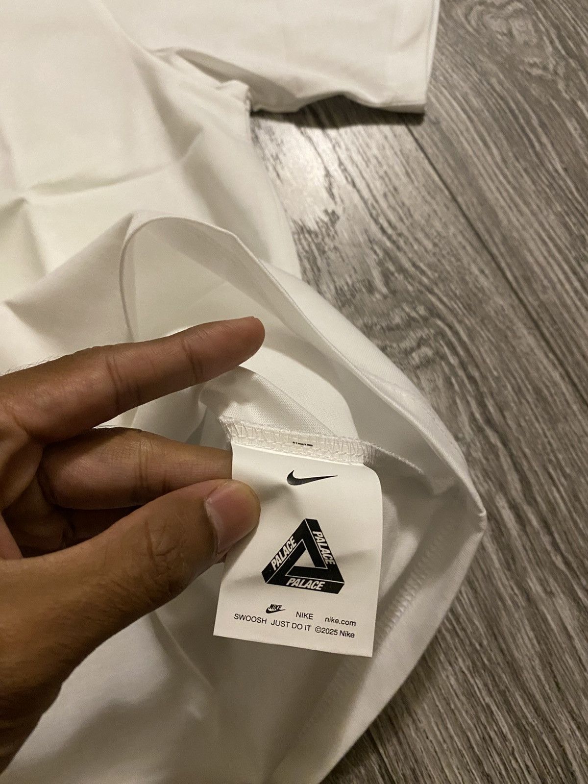 Palace Palace x Nike Tri-Ferg Tee White Volt Swoosh Size US L / EU 52-54 / 3 - 5 Thumbnail