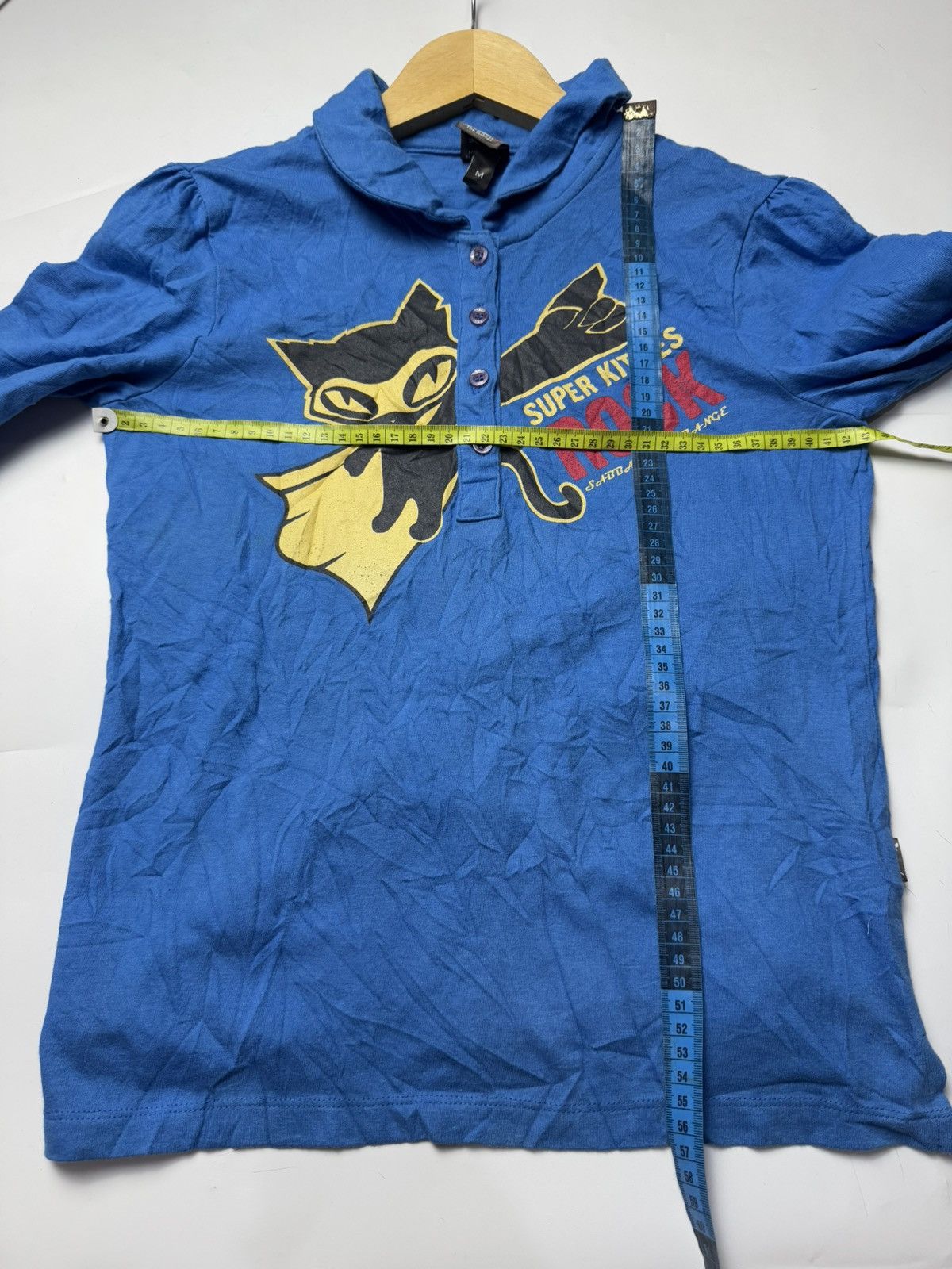 Beauty Beast × Hysteric Glamour × Japanese Brand Japanese Super Kitties Rock Polo Long Sleeve Size US S / EU 44-46 / 1 - 5 Thumbnail
