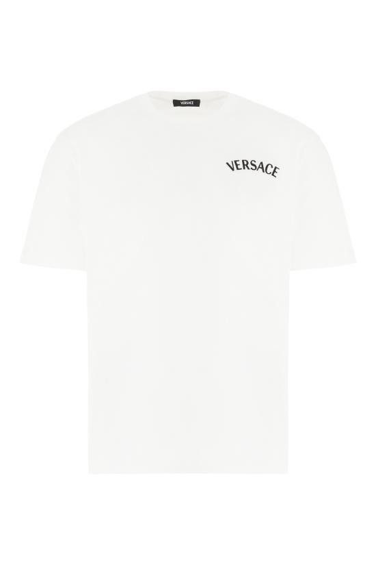 Versace VERSACE Men T-Shirts 10133021A09865 1W010 WHITE