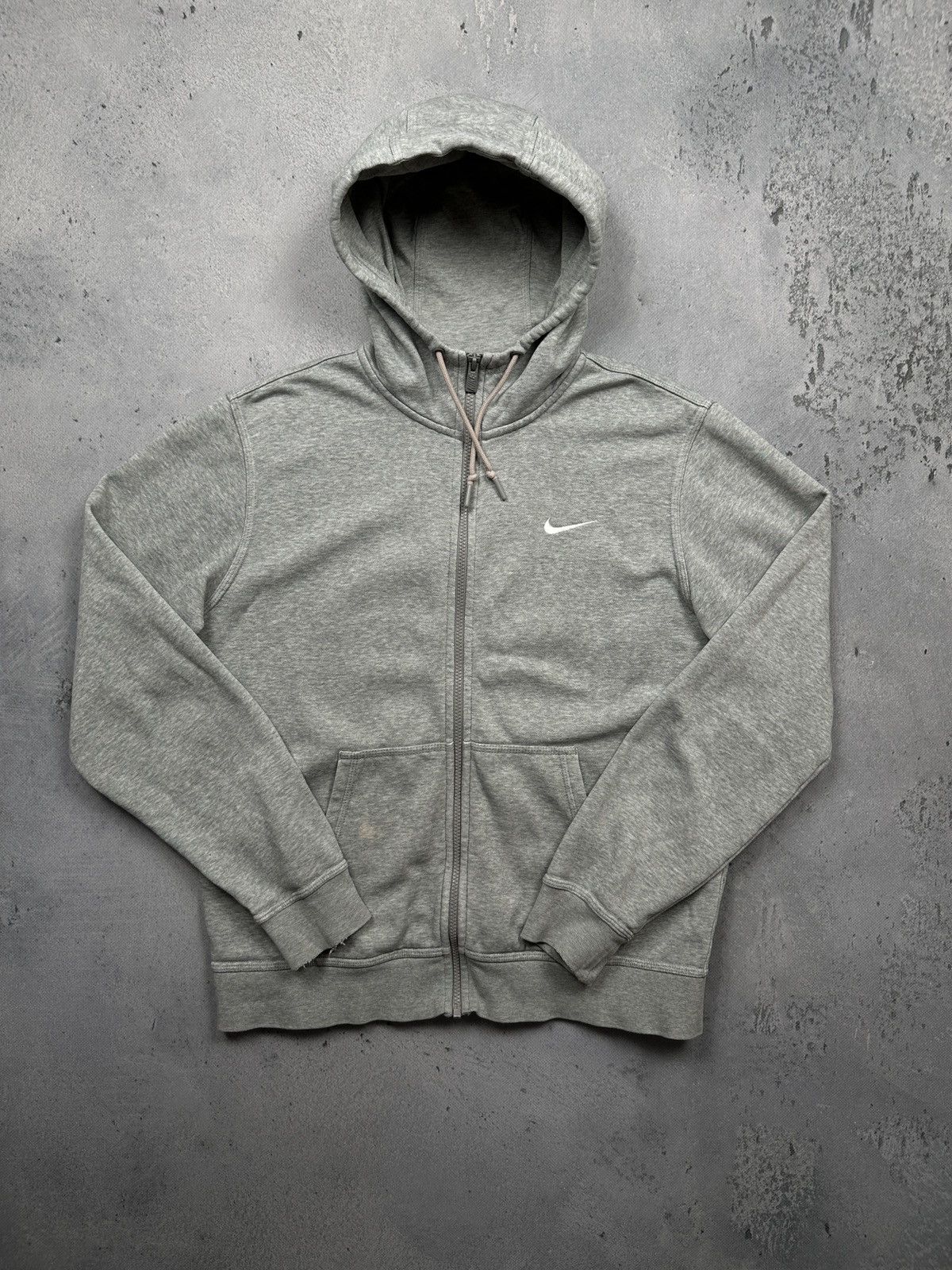 Nike Vintage Zip-Up Hoodie Nike Center Logo Swoosh y2k 00s Hype Size US M / EU 48-50 / 2 - 1 Thumbnail