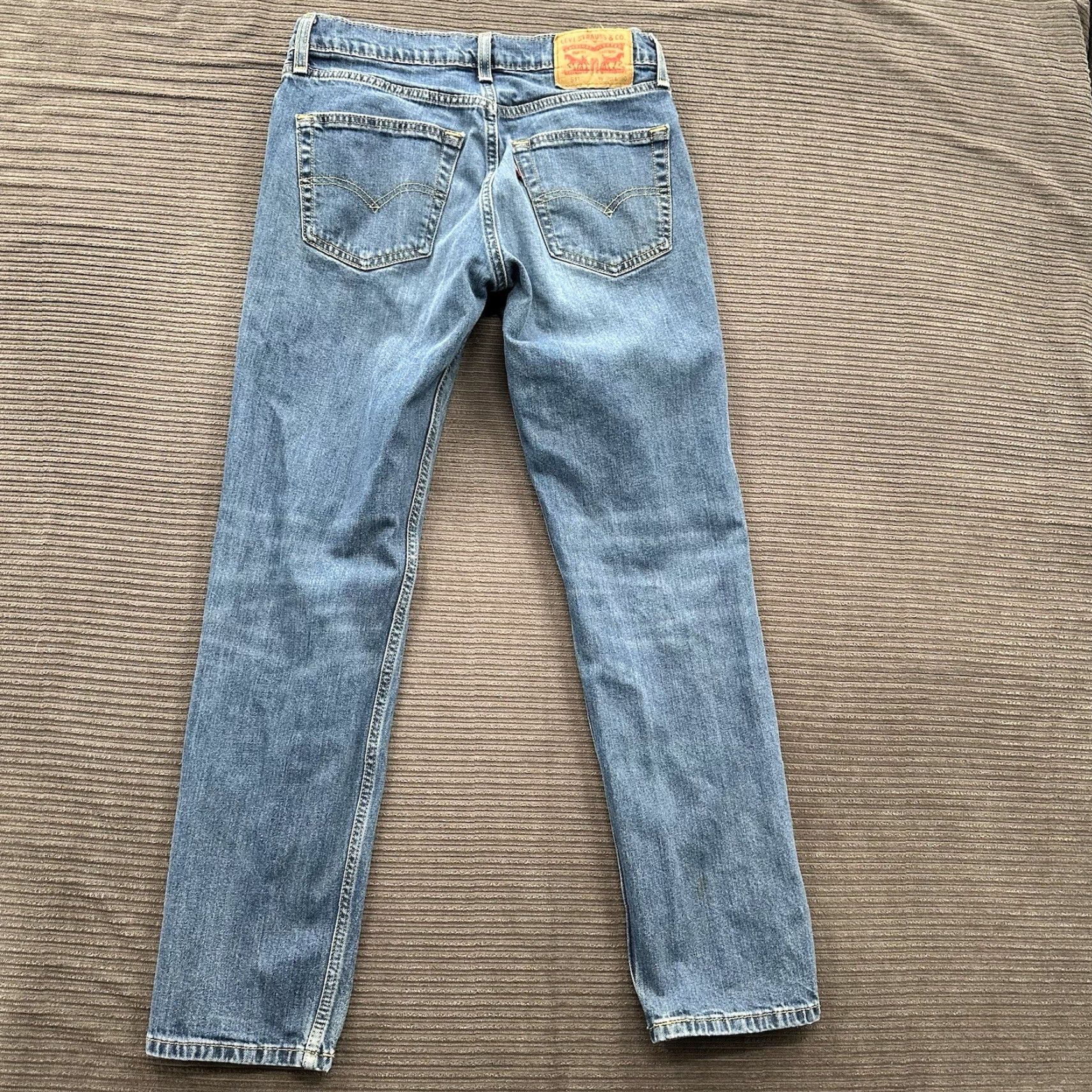 Levi's Levi's 511 Jeans Men 30/30 Blue Cotton Denim Straight Leg Regular Inseam 30 Size US 30 / EU 46 - 2 Thumbnail