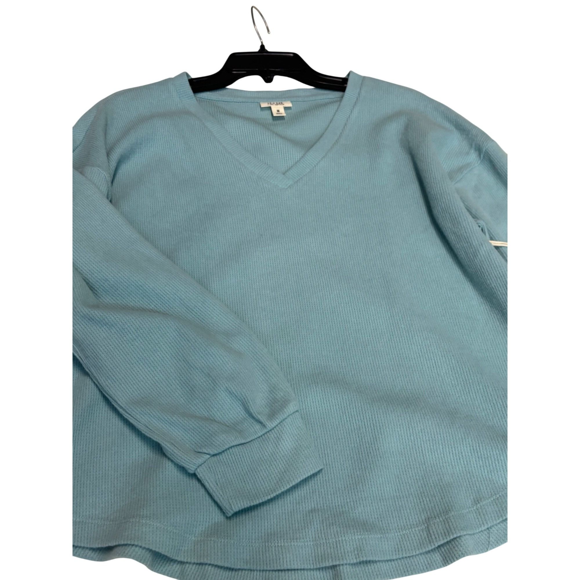 Other a.n.a. Women’s V-neck Thermal Top, Malabar Aqua, M Size M / US 6-8 / IT 42-44 - 12 Thumbnail