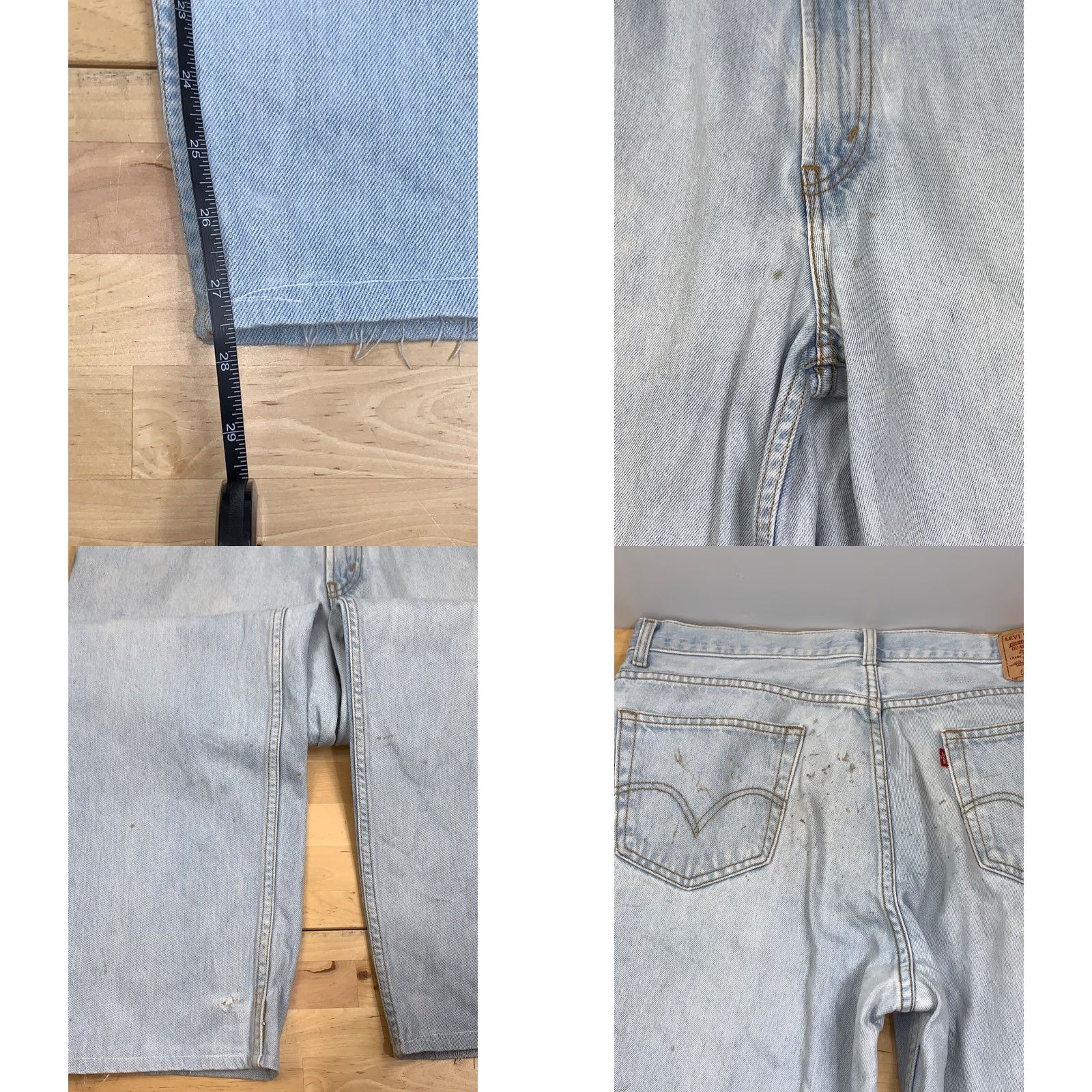 Levi's Levis 560 Mens Comfort Fit 36x28 Denim Jeans Loose Distress #4697 Size US 36 / EU 52 - 8 Thumbnail