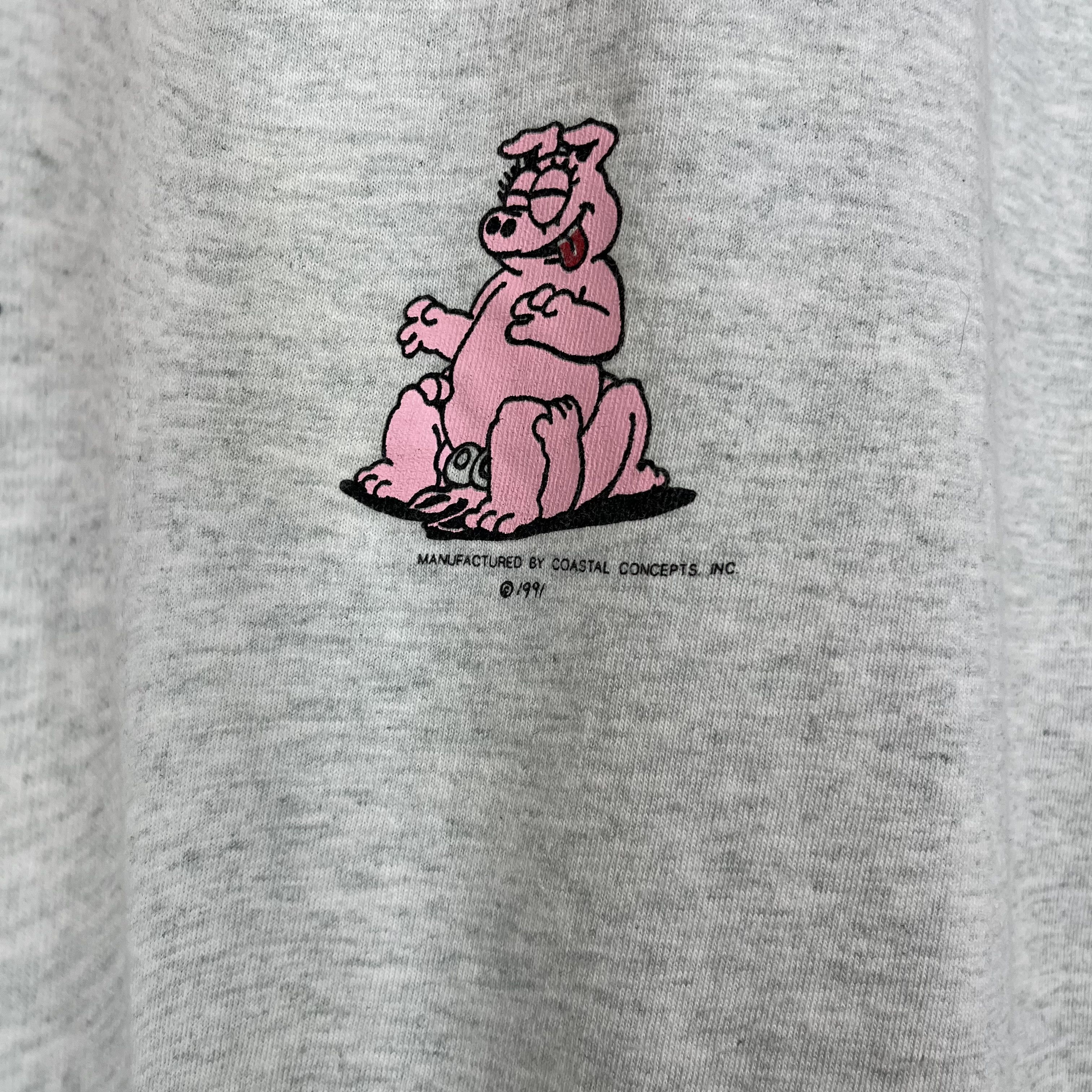 Vintage Vintage Pig Sex Vulgar Adult Humor T Shirt 1991 Size US XL / EU 56 / 4 - 21 Thumbnail