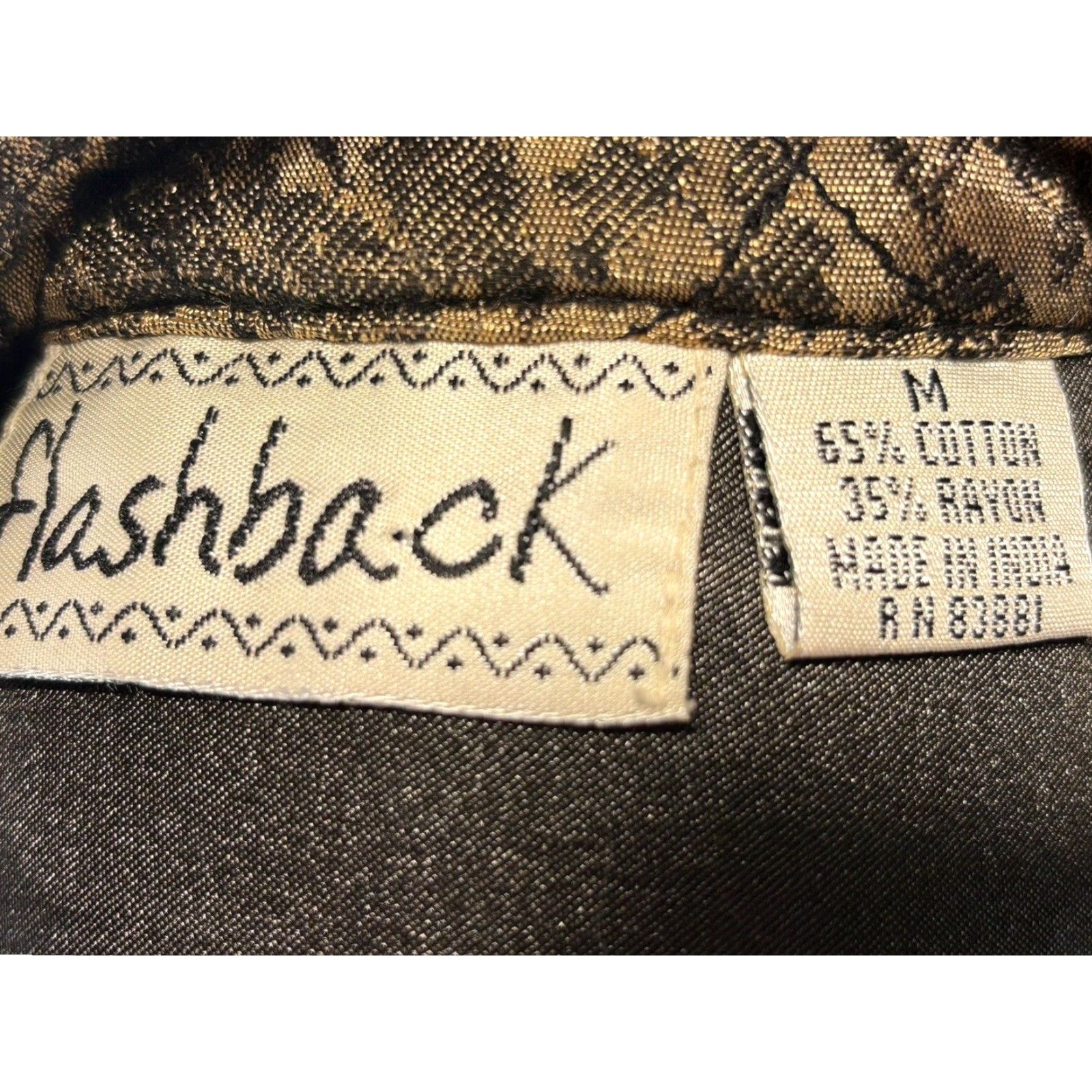 Velour VINTAGE Flashback Velour Jacket Embroidered Lace Women Mid-Length Brown Green 90s Retro Boho Velvet Jacket Womens M Size M / US 6-8 / IT 42-44 - 6 Thumbnail