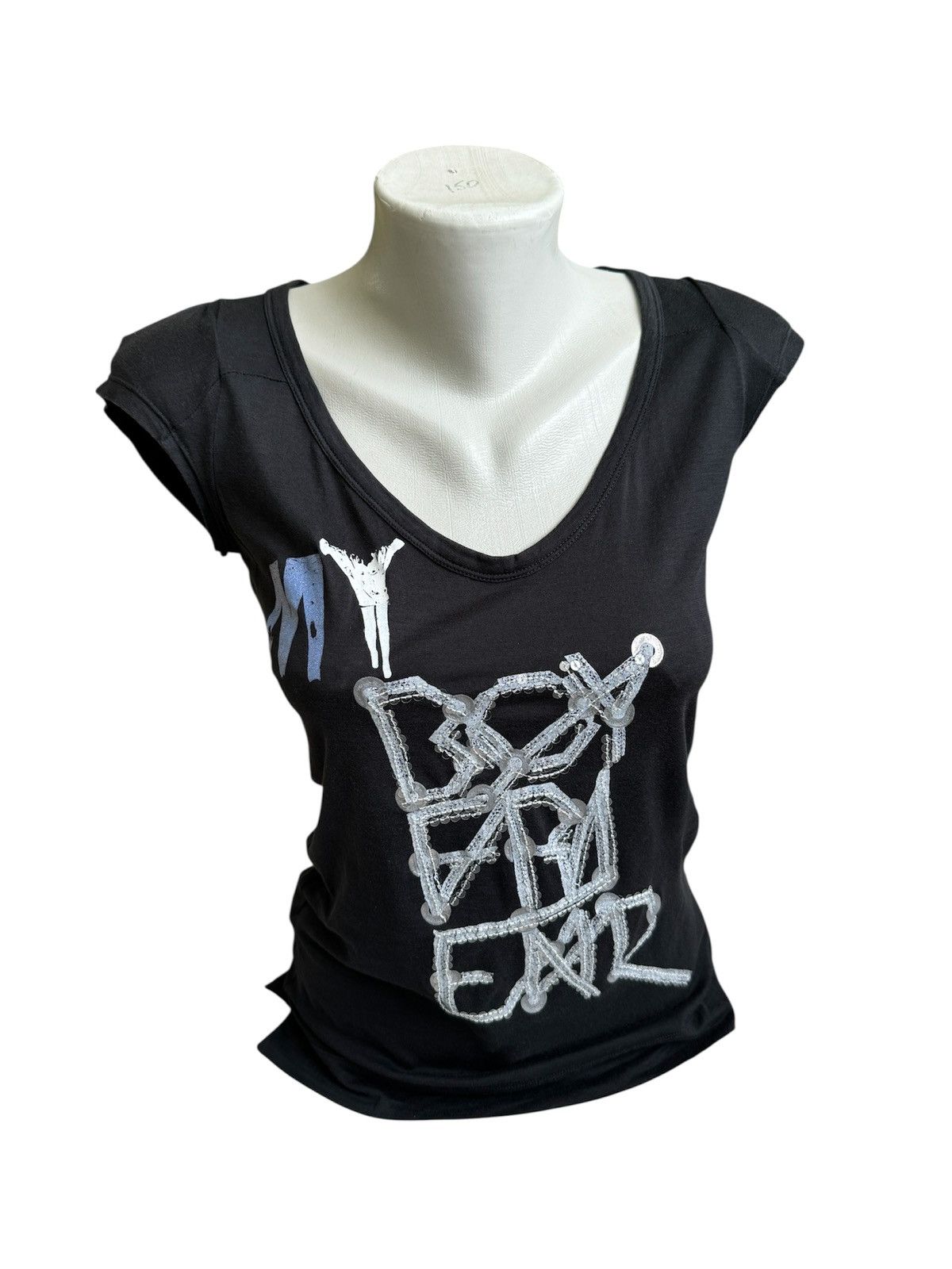 Marithe + Francois Girbaud Vintage Marithe Francois Girbaud T-Shirt Top Avant Garde Y2k Size S / US 4 / IT 40 - 1 Thumbnail
