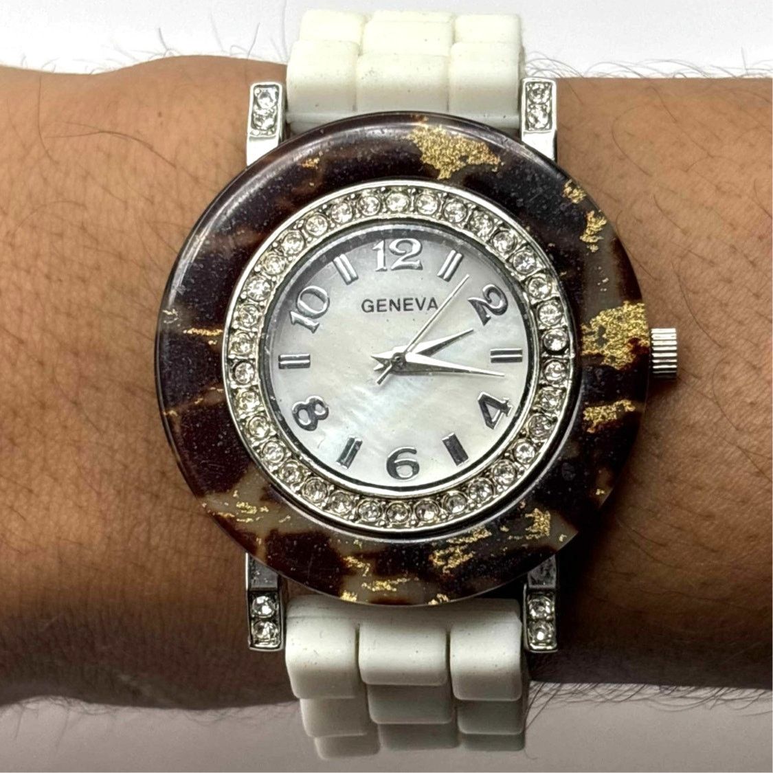 Other Y2K Silver & Brown Watch Size ONE SIZE - 2 Thumbnail