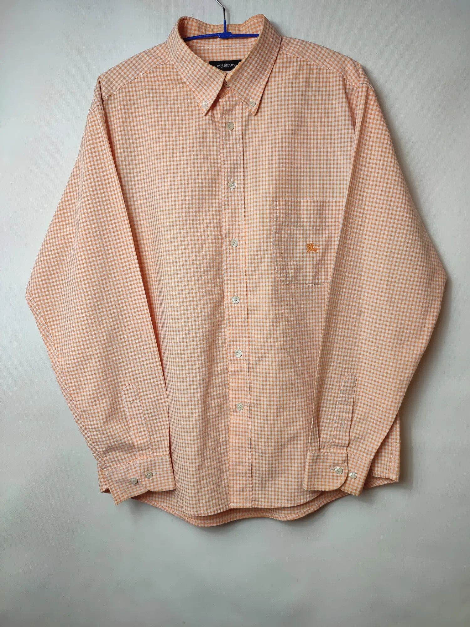 Burberry Burberry London peach shirt Size US L / EU 52-54 / 3 - 3 Thumbnail