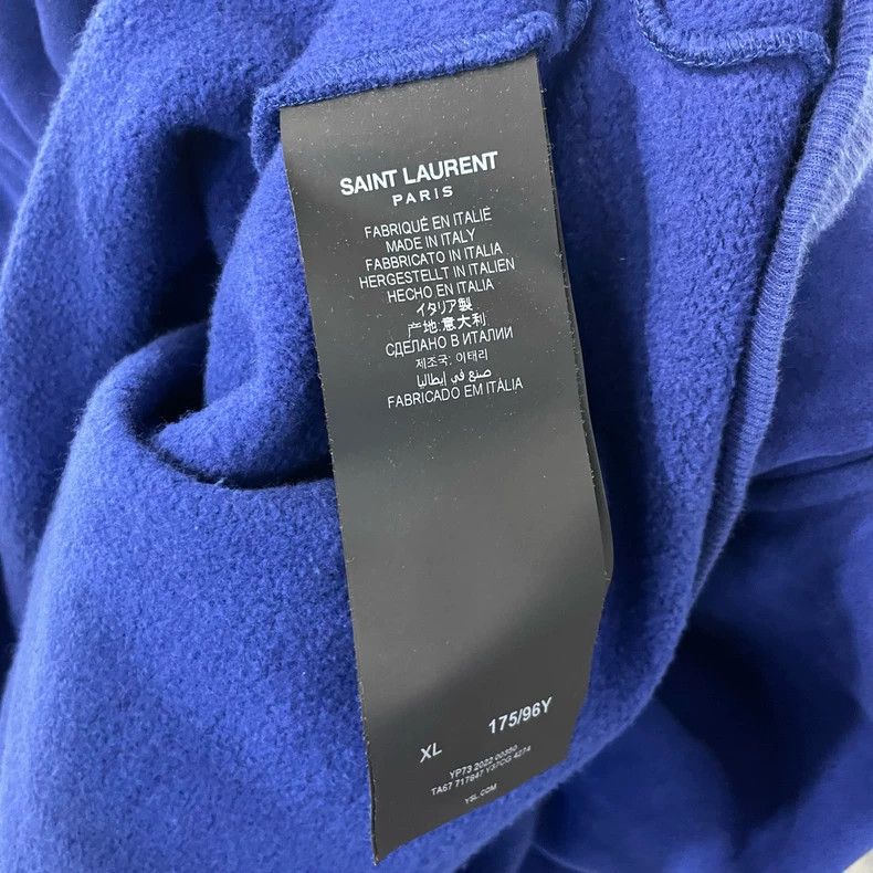 Yves Saint Laurent Saint Laurent Embroidered logo hoodie 2502-Nextarrow Size US XL / EU 56 / 4 - 5 Thumbnail