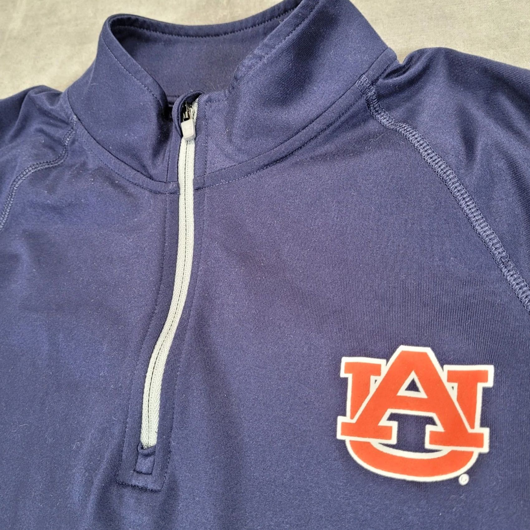 Under Armour Under Armour Auburn Tigers HeatGear Mens Small Navy 1/4 Zip Pullover Shirt Size US S / EU 44-46 / 1 - 2 Thumbnail