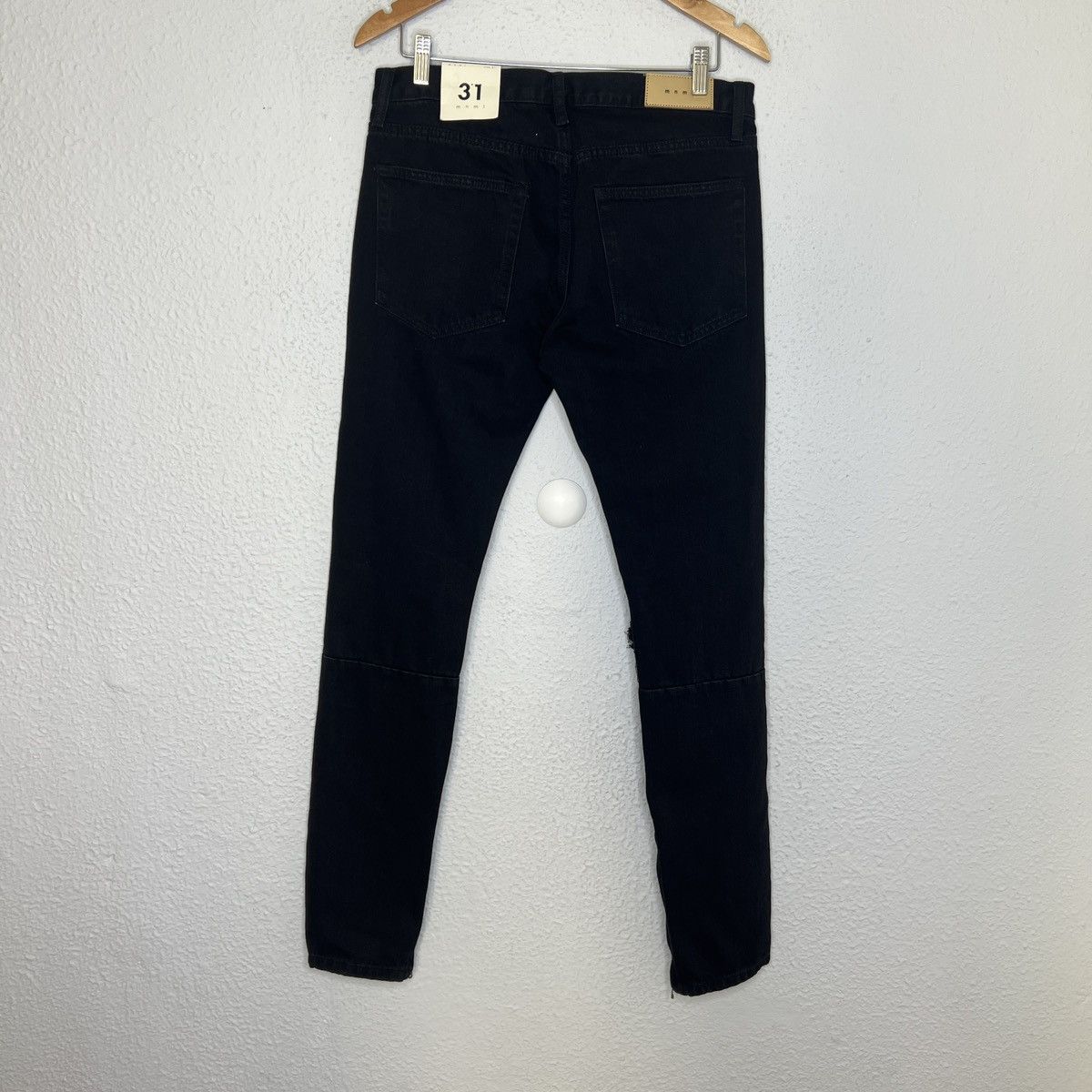Designer × Japanese Brand × MNML M1 Denim MNML Jeans Pants Trousers Distressed Trashed Drill Size US 31 - 6 Thumbnail
