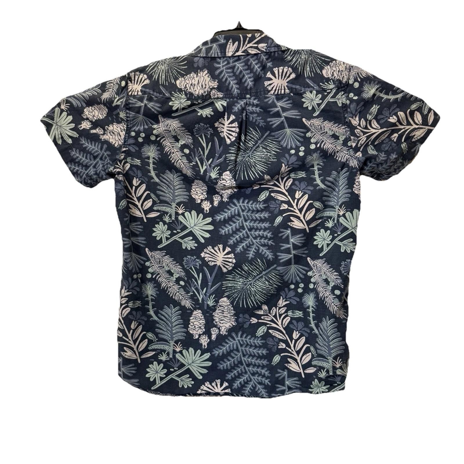 The North Face North Face Blue Hawaiian Baytrail Shirt 100% Cotton Mens S Size US S / EU 44-46 / 1 - 2 Thumbnail