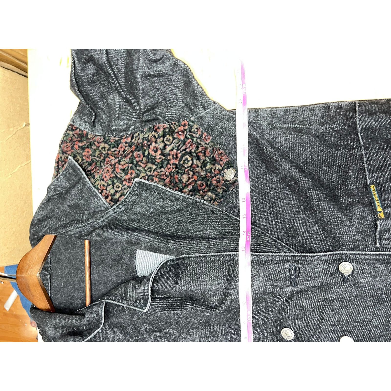 Vintage Vintage Rocky Mountain Denim Duster Coat Long Jacket Floral Size XL / US 12-14 / IT 48-50 - 11 Thumbnail