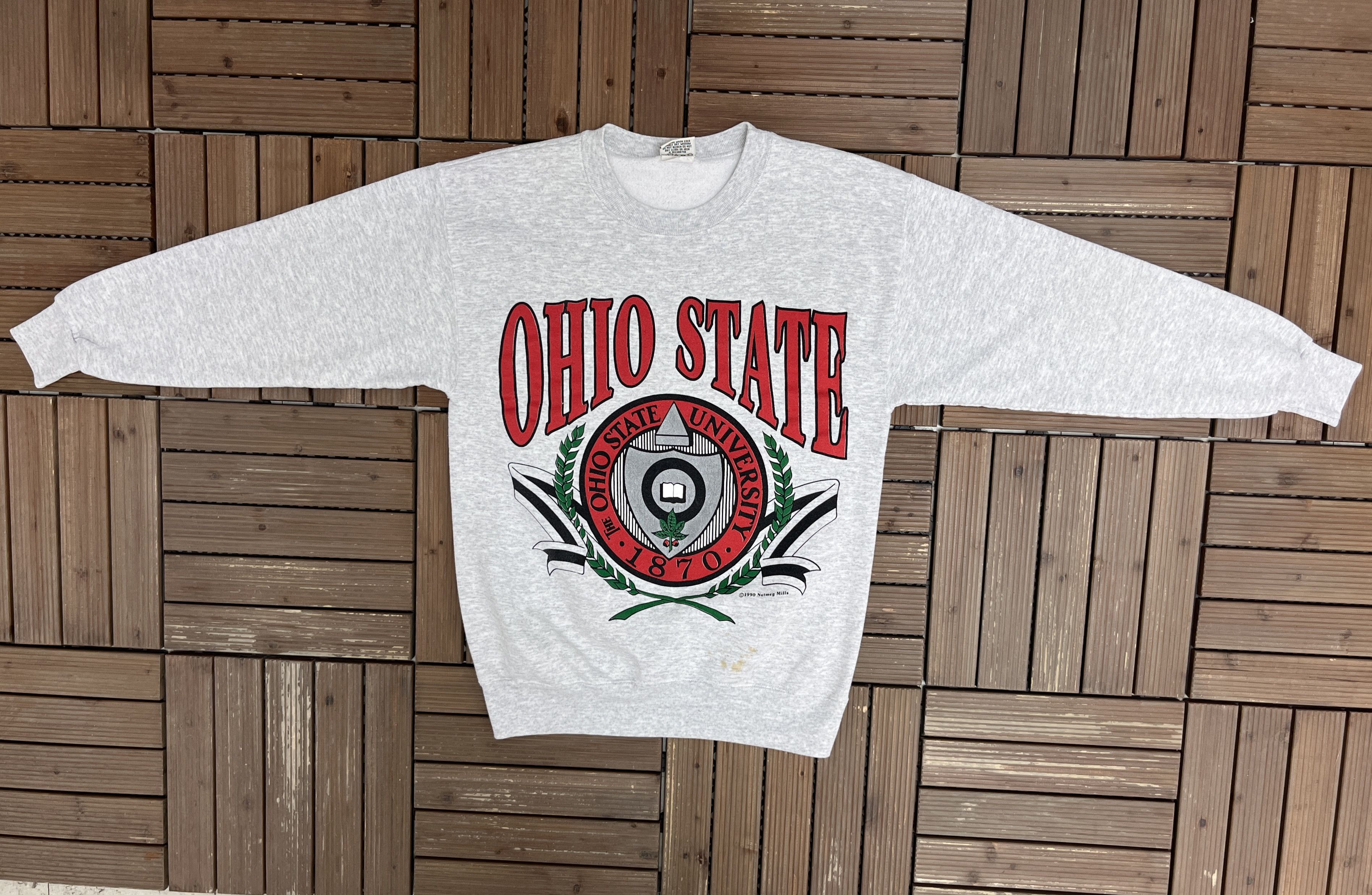 Nutmeg × Vintage Ohio State Buckeyes Vintage Sweater Crewneck Size US L / EU 52-54 / 3 - 6 Thumbnail