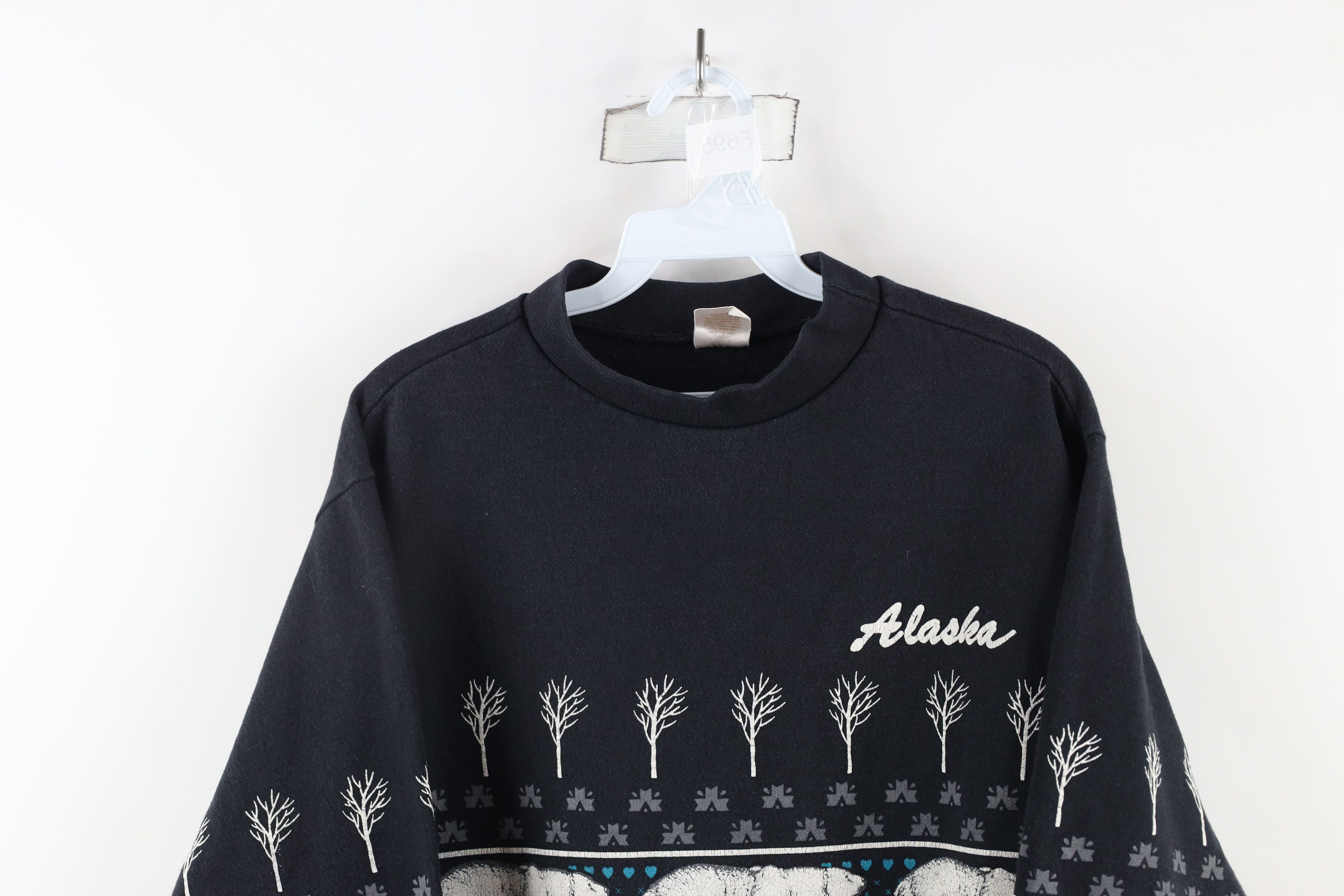 Vintage Vintage 90s Streetwear Bear All Over Print Sweatshirt USA Size XL / US 12-14 / IT 48-50 - 2 Thumbnail