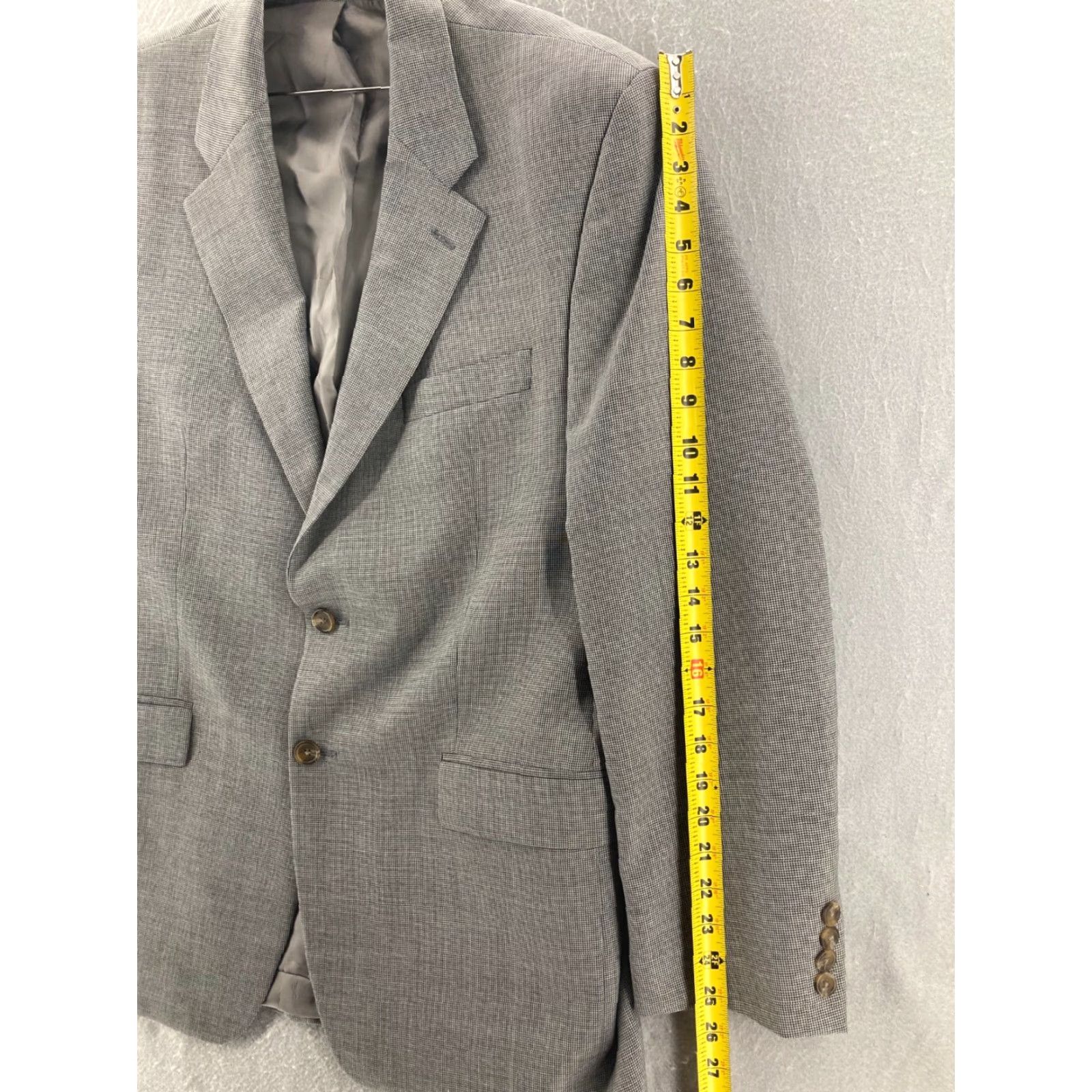 Chaps Chaps Sport Coat Mens 42 R Wool Cashmere Blend Jacket Coat, Gray, Jacket, 2 Piece, Classic Fit, 42 Chest, Regular Length, Men, Sports, Brand: Chaps Size US XS / EU 42 / 0 - 4 Thumbnail