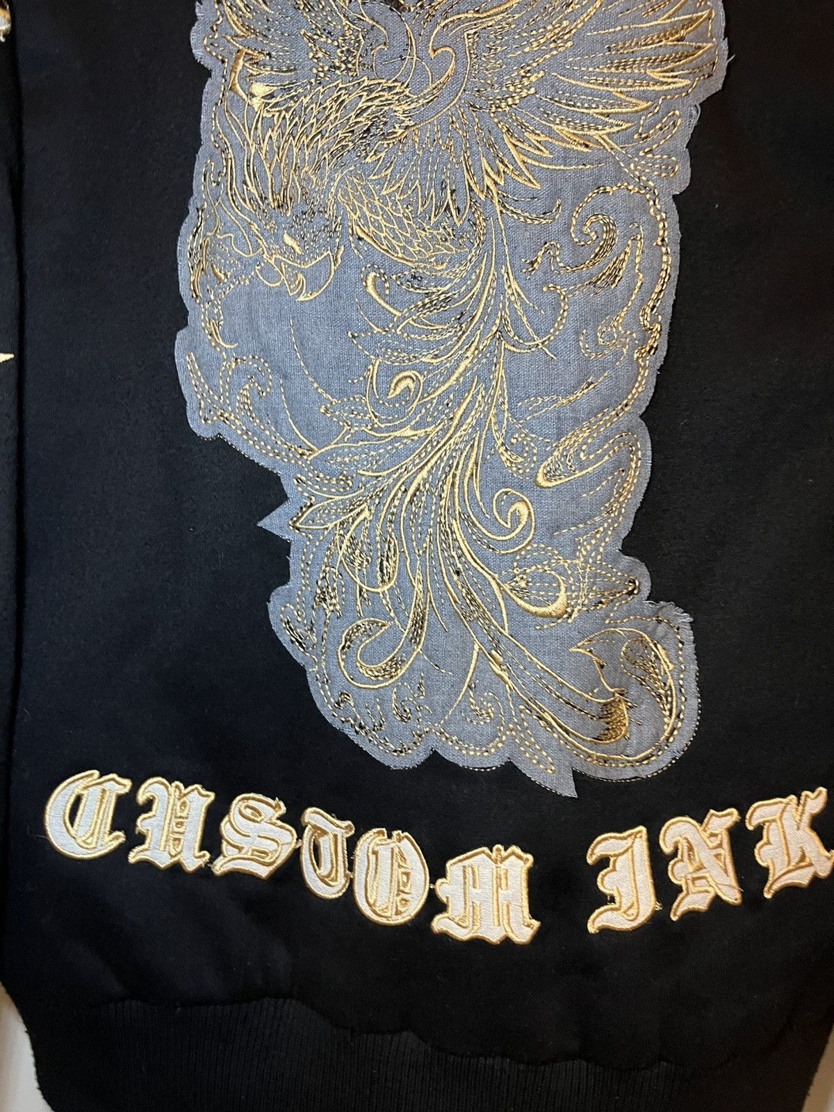 Other Vintage Dussault fur lined patchwork embroidered hoodie Size US XL / EU 56 / 4 - 5 Thumbnail