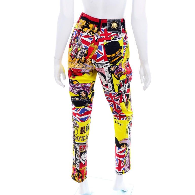 Versace Jeans Couture Gianni Versace Jeans Couture Beatles Sex Pistols Pants (M) Size 30" / US 8 / IT 44 - 4 Thumbnail