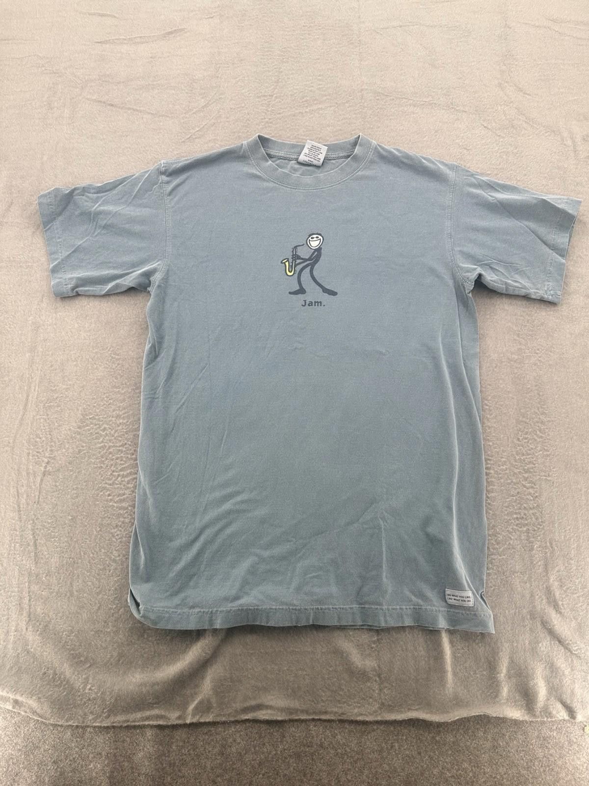 Life is Good Life is Good Golf T-Shirt Men's Size M Gray Jam Shirt Size US M / EU 48-50 / 2 - 1 Thumbnail