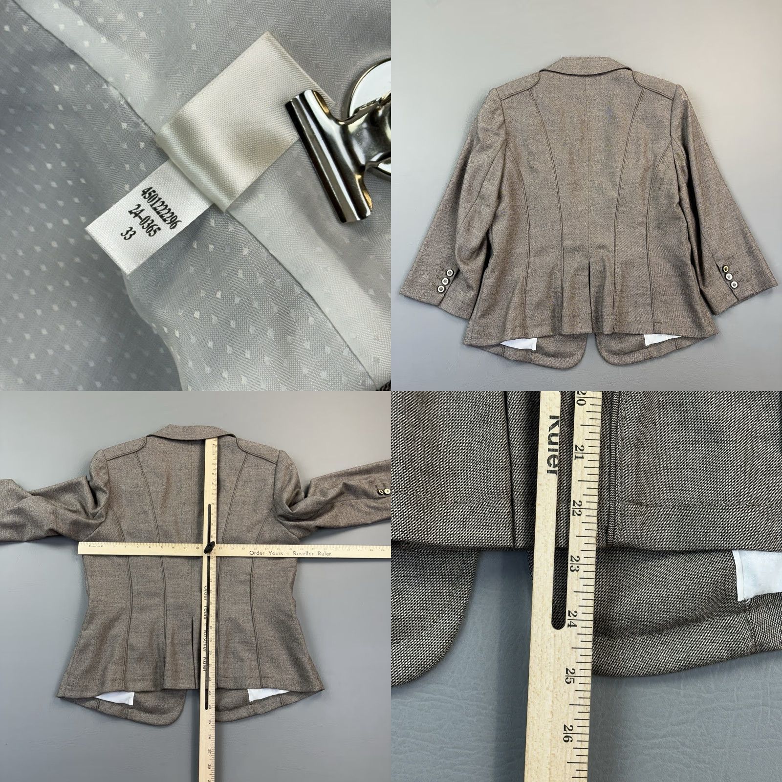 White House Black Market White House Black Market Blazer Women’s 12 Brown Button Front Business Casual Shirt? Size XL / US 12-14 / IT 48-50 - 8 Thumbnail