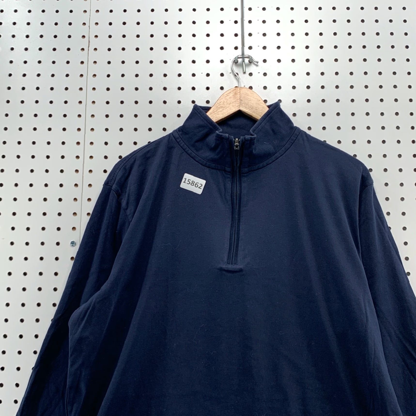 Banana Republic Banana Republic Sweater Mens Extra Large Blue Navy 1/4 Zip Casual Size XL Size US XL / EU 56 / 4 - 5 Thumbnail