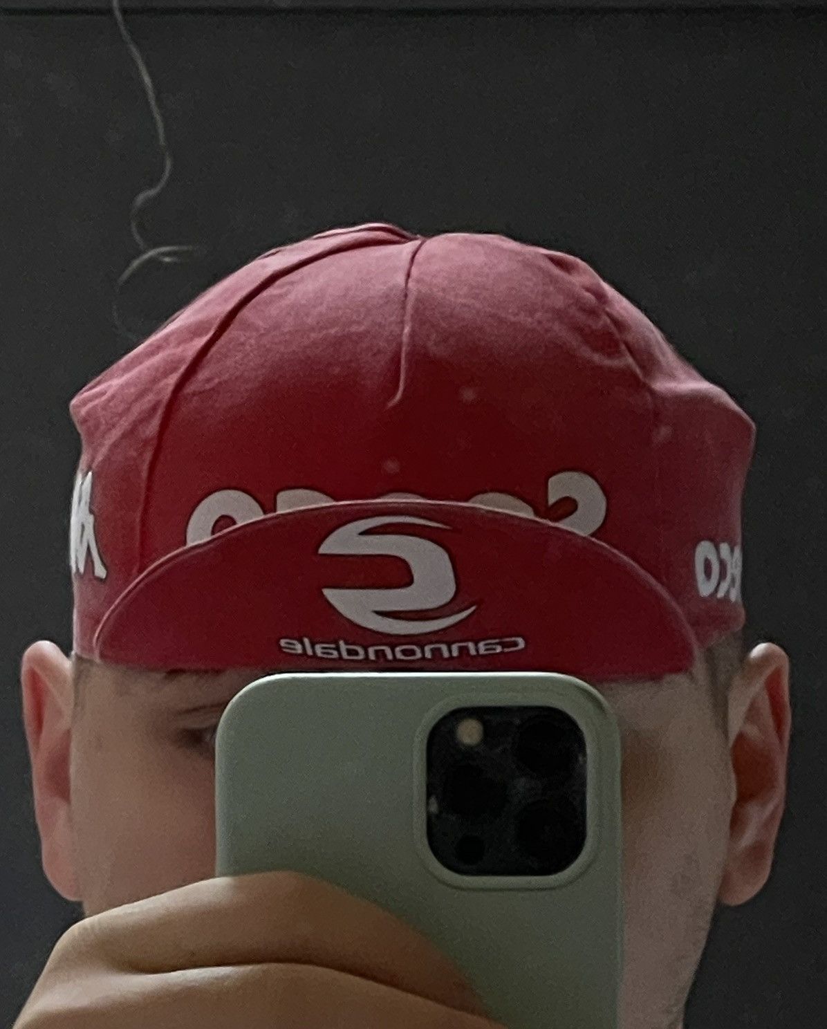 Other 90’s Kappa Saeco Cannondale vintage red cycle cap hat Size ONE SIZE - 7 Thumbnail