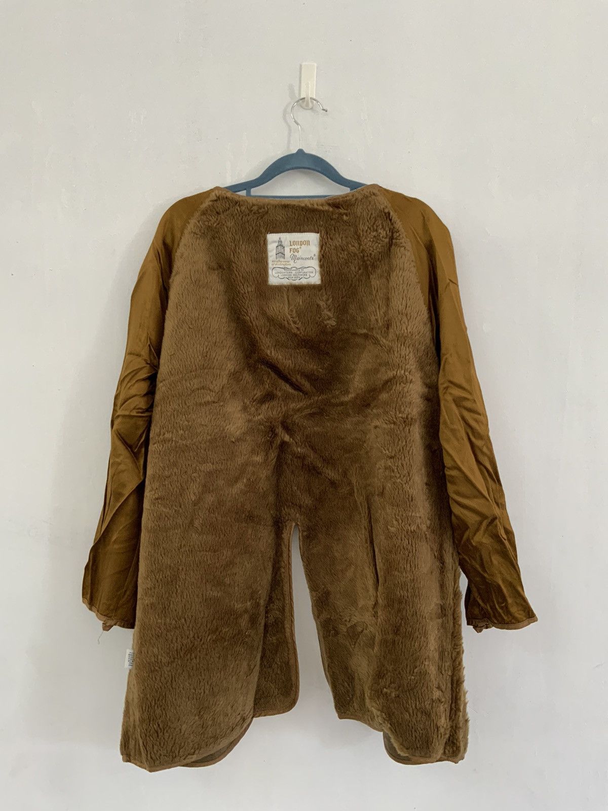 If Six Was Nine London Fog Weather of Distinction Mohair Faux Fur Maincoat Size US L / EU 52-54 / 3 - 2 Thumbnail