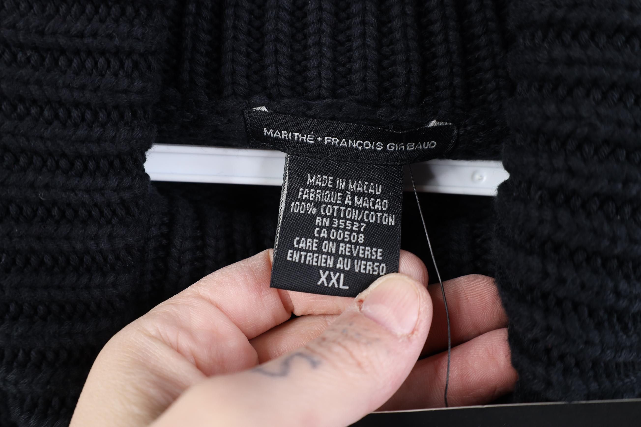 Marithe + Francois Girbaud Deadstock Vintage 90s Marithe Francois Girbaud Sweater Size US XXL / EU 58 / 5 - 10 Thumbnail
