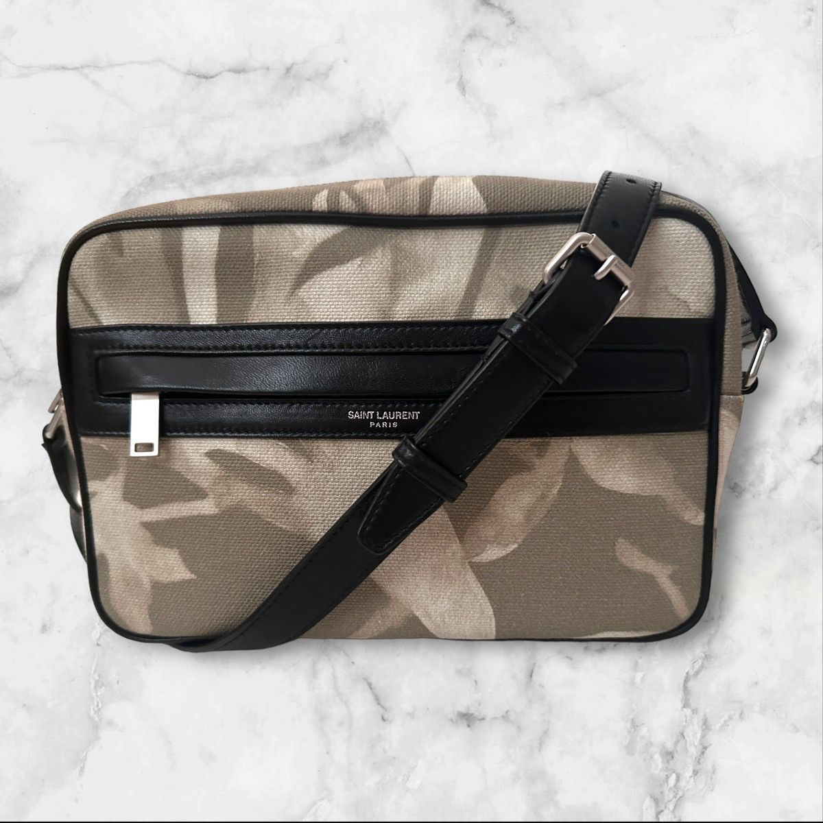 Saint Laurent Paris Saint Laurent Camp Camera Bag Size ONE SIZE - 1 Thumbnail