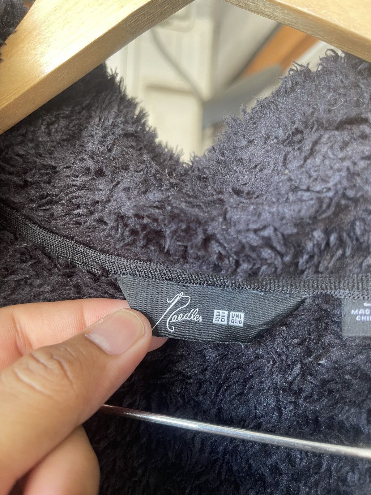 Needles Needles x Japanesebrand Minimalist Deep Pile Fleece Jacket Size US L / EU 52-54 / 3 - 4 Thumbnail