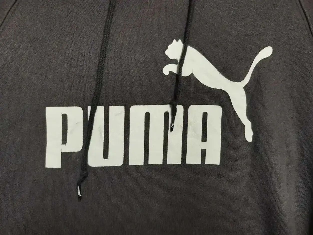 Puma Vintage Puma Big Logo Sweatshirt Hoodie Size US M / EU 48-50 / 2 - 2 Thumbnail