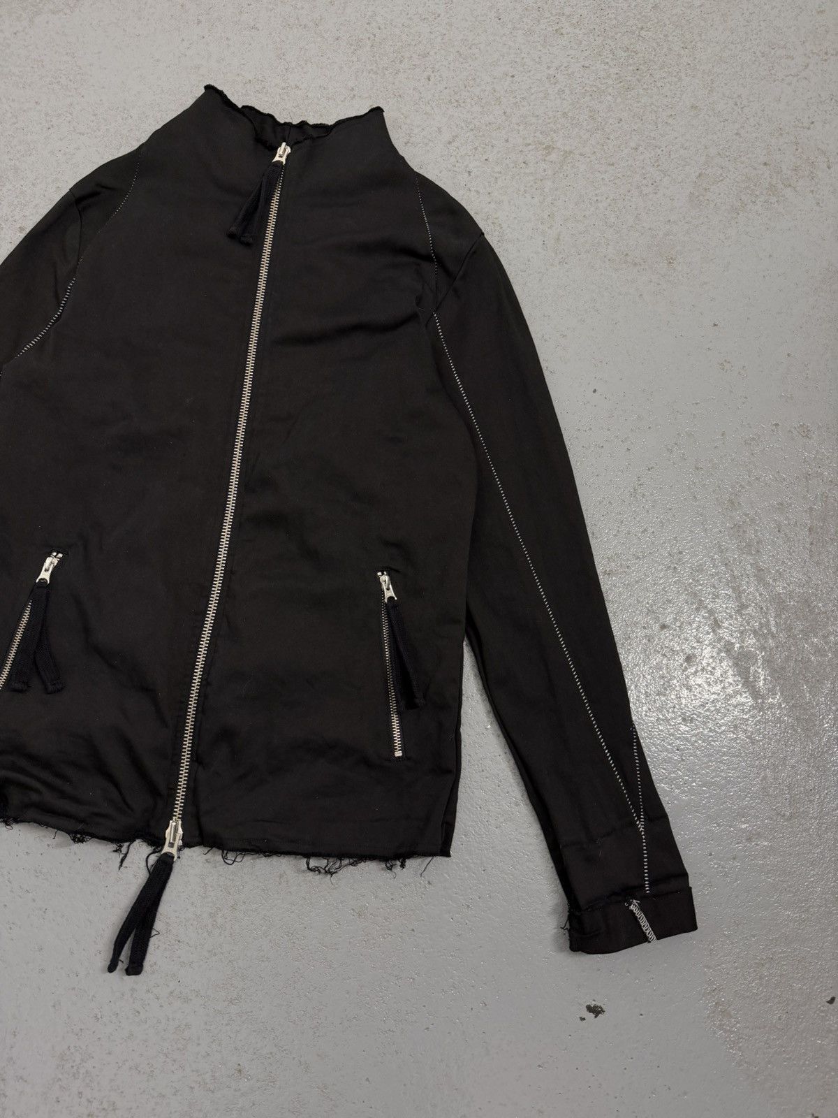 Thom Krom Avant-garde Thom Krom Sewn Zip Distressed Jacket Size US M / EU 48-50 / 2 - 2 Thumbnail