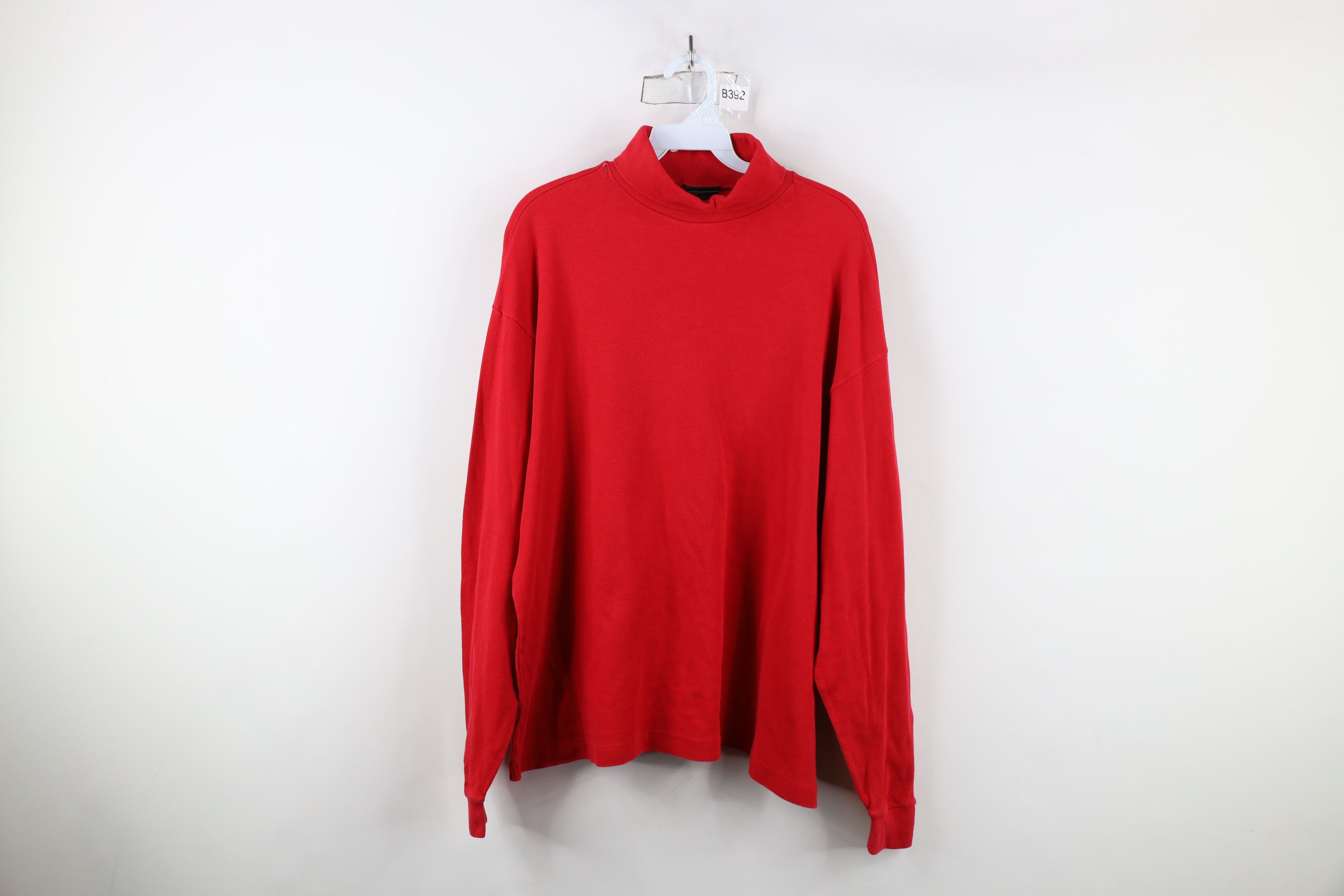 Vintage Vintage 90s Streetwear Turtleneck Long Sleeve T-Shirt USA Size US XL / EU 56 / 4 - 1 Thumbnail