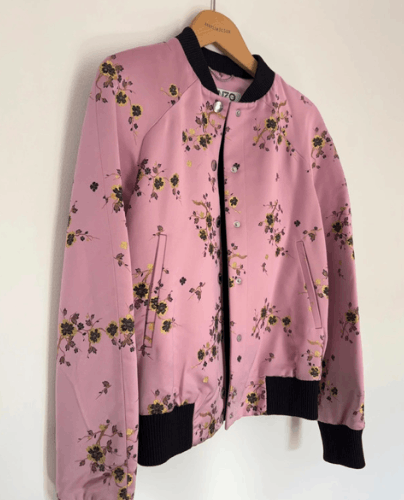 Kenzo Veste bomber Kenzo à imprimé floral – Rose – Taille XS Size XS / US 0-2 / IT 36-38 - 1 Thumbnail