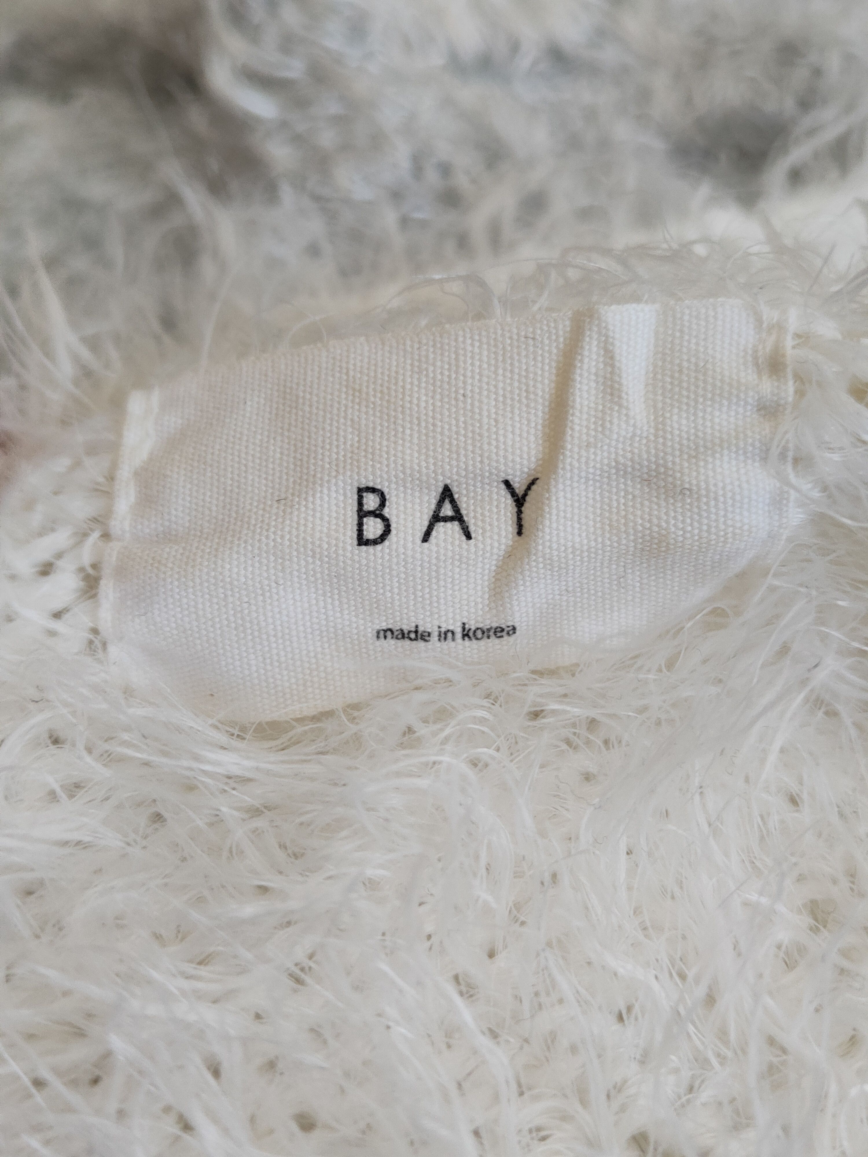 Japanese Brand Bay White Shag Shaggy Fur Mohair Knitwear Cardigan #S1923 Size S / US 4 / IT 40 - 11 Thumbnail