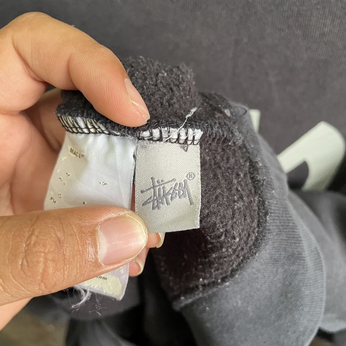 Stussy × Vintage Vintage Stussy Tribe Reality Asymmetry Hoodie Size US L / EU 52-54 / 3 - 8 Thumbnail