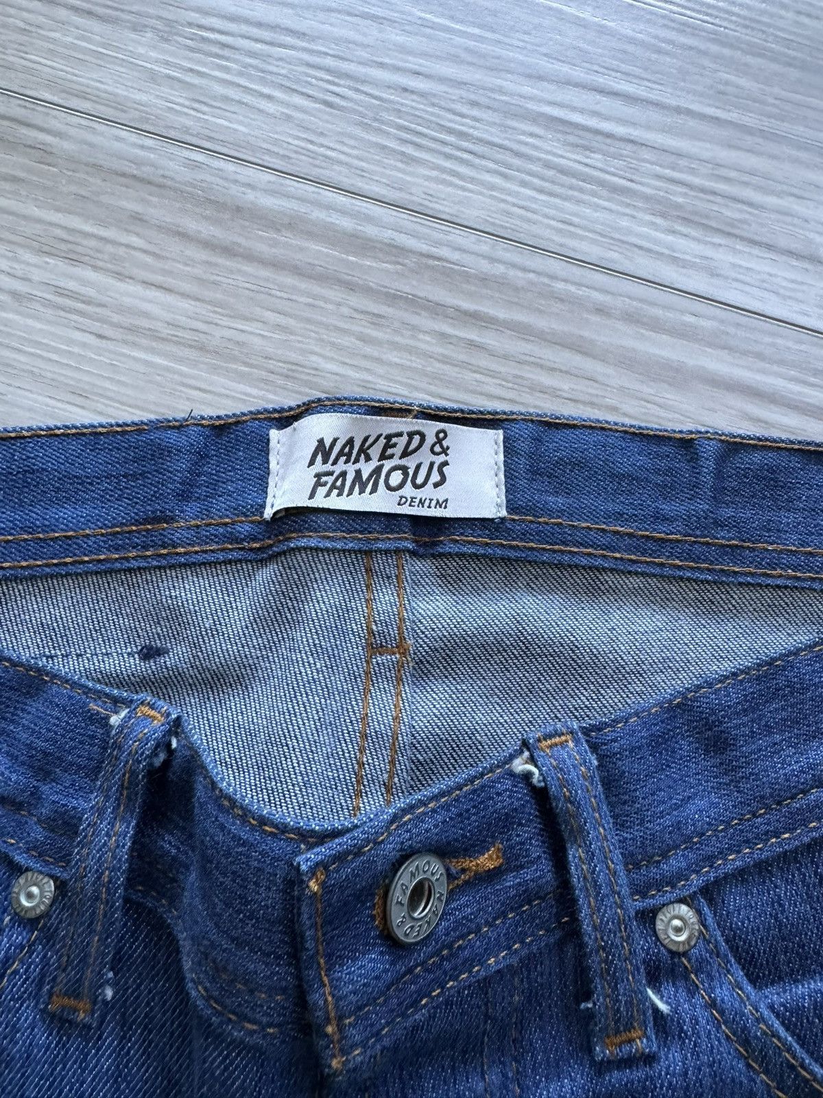 Naked & Famous Naked and famous kasuri selvedge Size US 31 - 4 Thumbnail