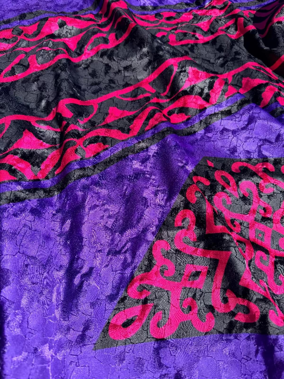 Other Violet & Red Geometric Winslar Kaftan 80s Size ONE SIZE - 2 Thumbnail