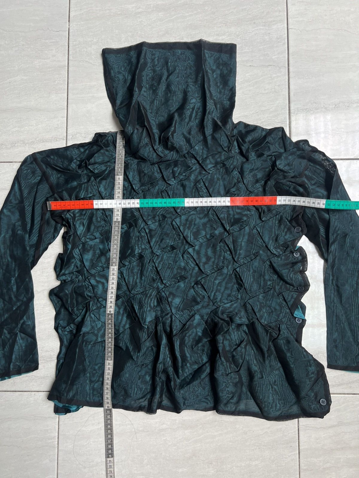 Issey Miyake Issey Miyake Wrinkle Pleats Double Mesh Shirt AW93 Size S / US 4 / IT 40 - 7 Thumbnail