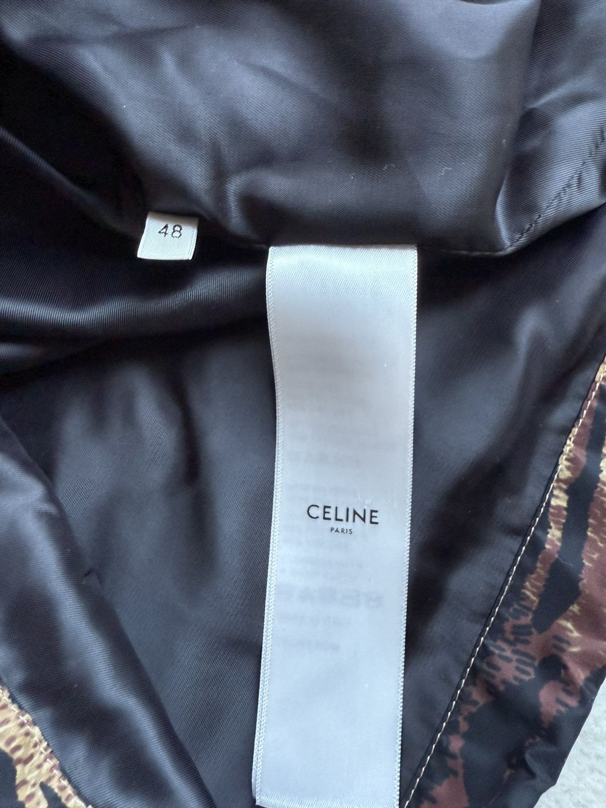 Celine $1.9k Celine tiger animal logo print coach jacket S M L Hedi Size US M / EU 48-50 / 2 - 22 Thumbnail