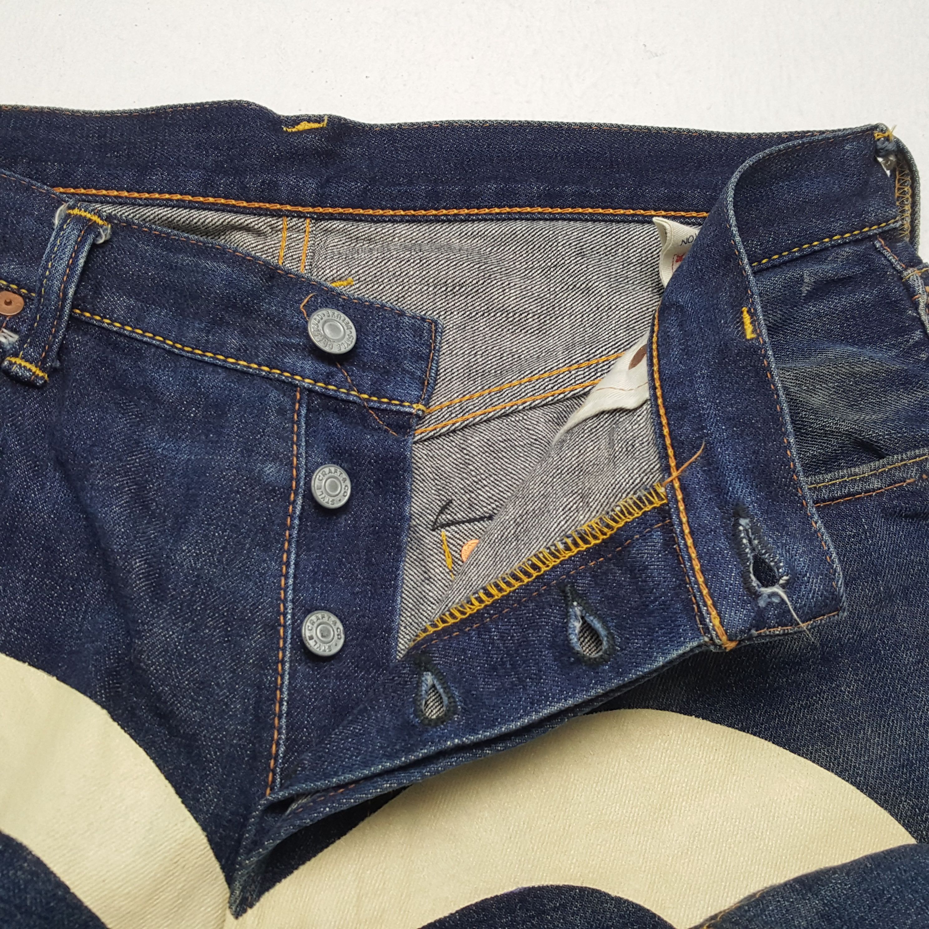 Evisu × Japanese Brand × Vintage Vintage EVISU Japanese Brand Daicock Custom Style Jeans Size US 32 / EU 48 - 13 Thumbnail